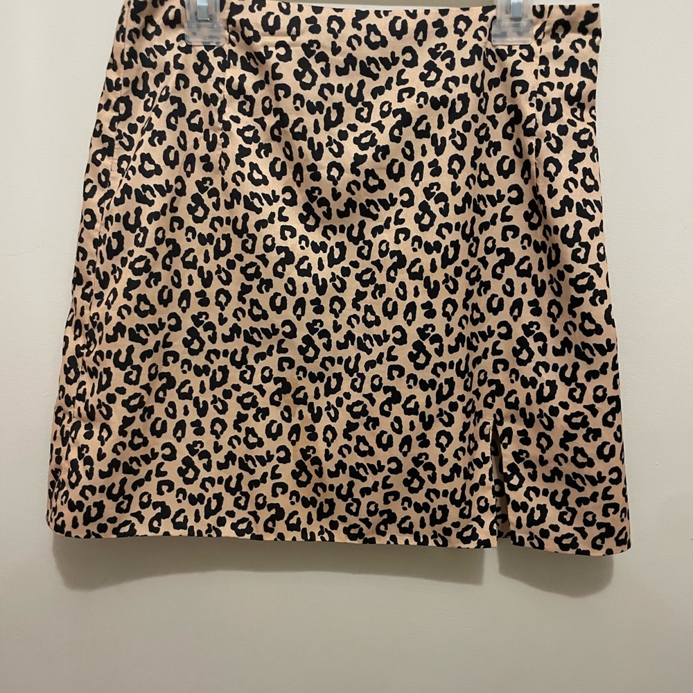 Leopard Print Women's Skirt